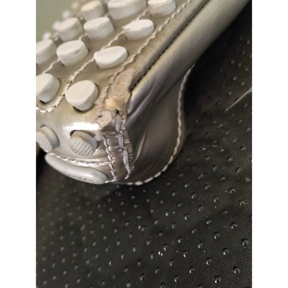 Louis Vuitton Greenish/Grey Patent Leather Oxford Slip on Ballet Flat. Size 40 - Picture 2 of 16